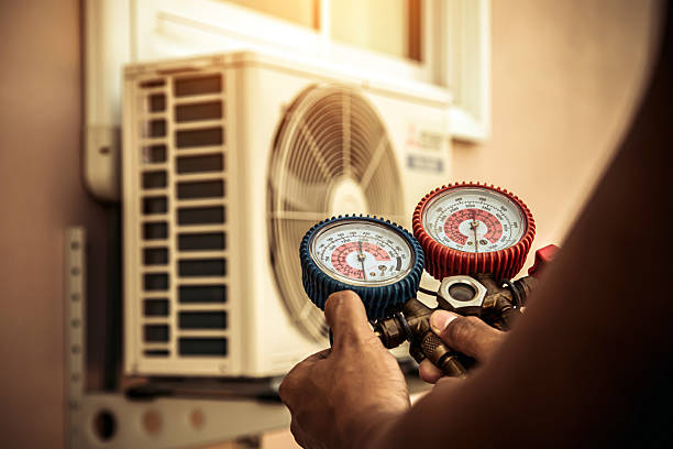 Professional Ductwork Repair technician working in Florence, TX